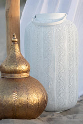 Lamp Aladin Metaal Goud Small - Tafellamp - J-Line - livinglovely.nl
