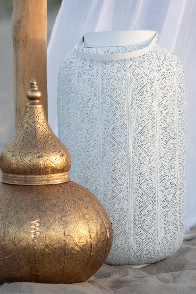 Lamp Aladin Metaal Goud Small - Tafellamp - J-Line - livinglovely.nl