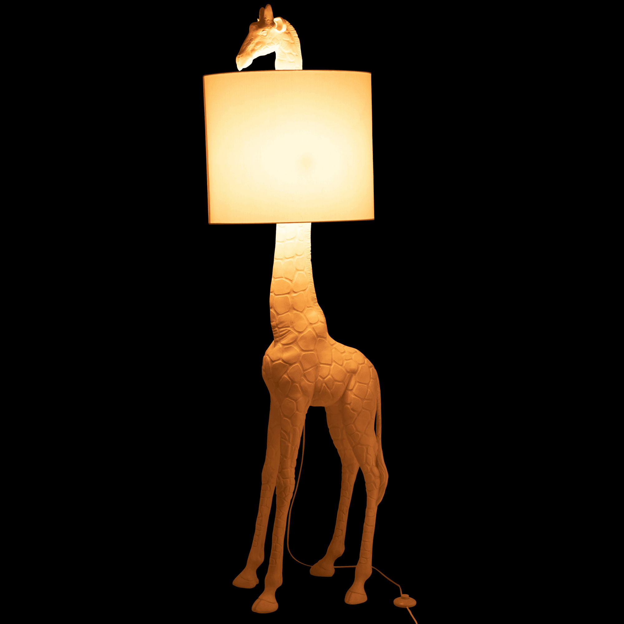 Lamp Giraf Poly Wit - Vloerlamp - J-Line - livinglovely.nl