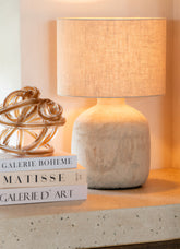 Lamp Mia Terracotta Small J-Line - Tafellamp - J-Line - livinglovely.nl