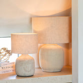 Lamp Mia Terracotta Small J-Line - Tafellamp - J-Line - livinglovely.nl