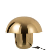 Lamp Paddenstoel Ijzer Goud Small , Tafellamp , J-Line , livinglovely.nl