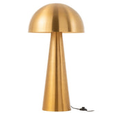 Lamp Paddenstoel Metaal Mat Goud Extra Large - Tafellamp - J-Line - livinglovely.nl