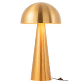 Lamp Paddenstoel Metaal Mat Goud Extra Large - Tafellamp - J-Line - livinglovely.nl