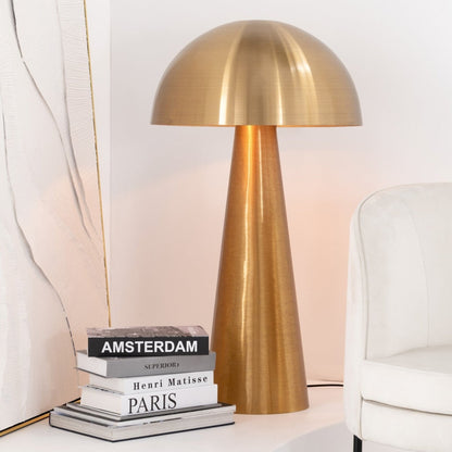 Lamp Paddenstoel Metaal Mat Goud Extra Large J-Line