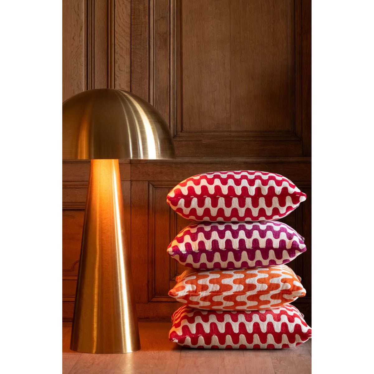 Lamp Paddenstoel Metaal Mat Goud Extra Large J-Line