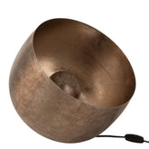 Lamp Rond Metaal Goud - Tafellamp - J-Line - livinglovely.nl