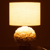 Lamp Schelp Wit Small - Tafellamp - J-Line - livinglovely.nl