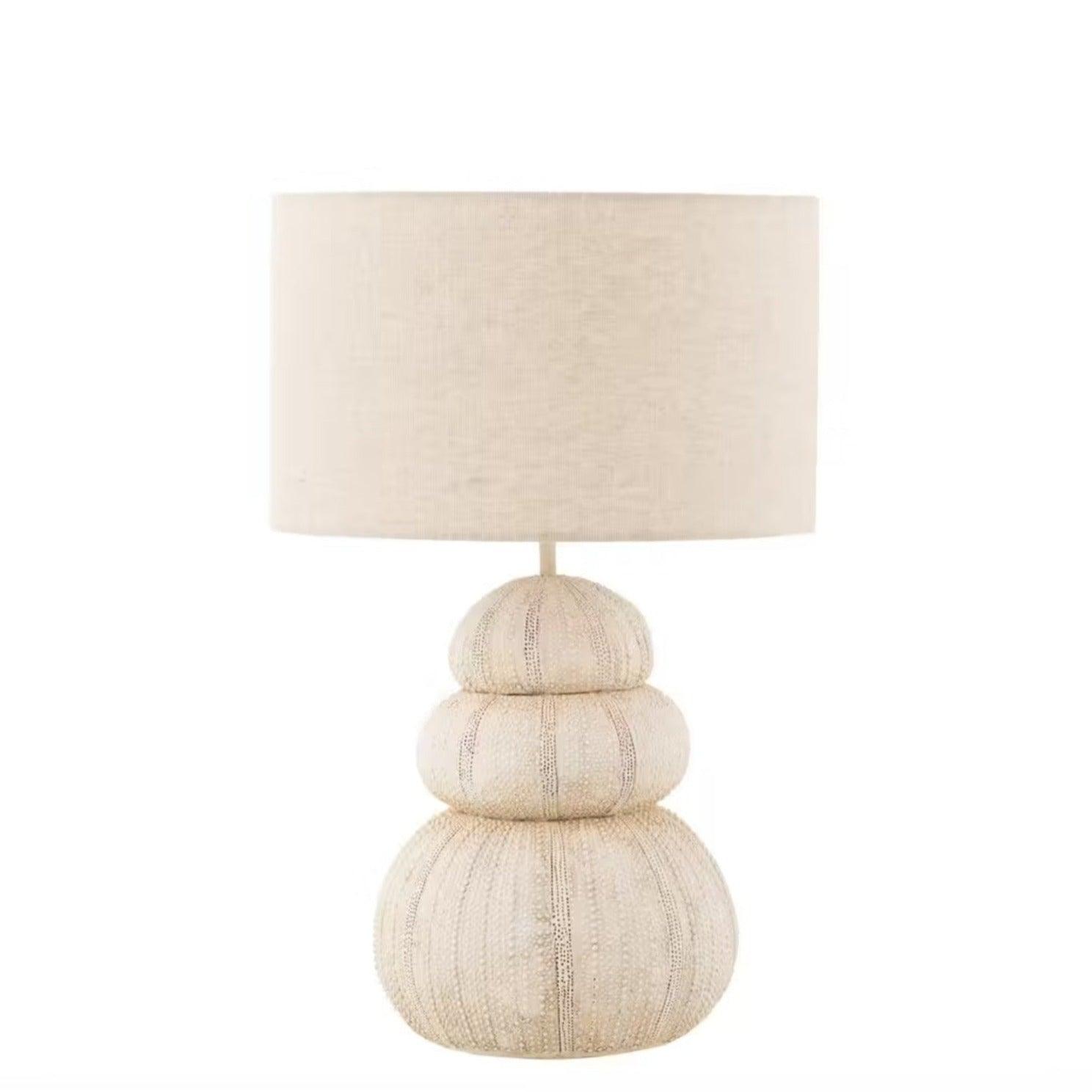 Lamp Zee-Egel Poly Beige - Tafellamp - J-Line - livinglovely.nl