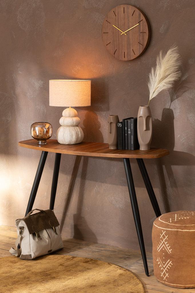 Lamp Zee-Egel Poly Beige , Tafellamp , J-Line , livinglovely.nl