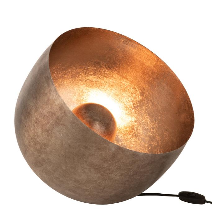 Lamp Rond Metaal Goud