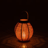 Lantaarn Bamboo Naturel - Lantaarn - J-Line - livinglovely.nl