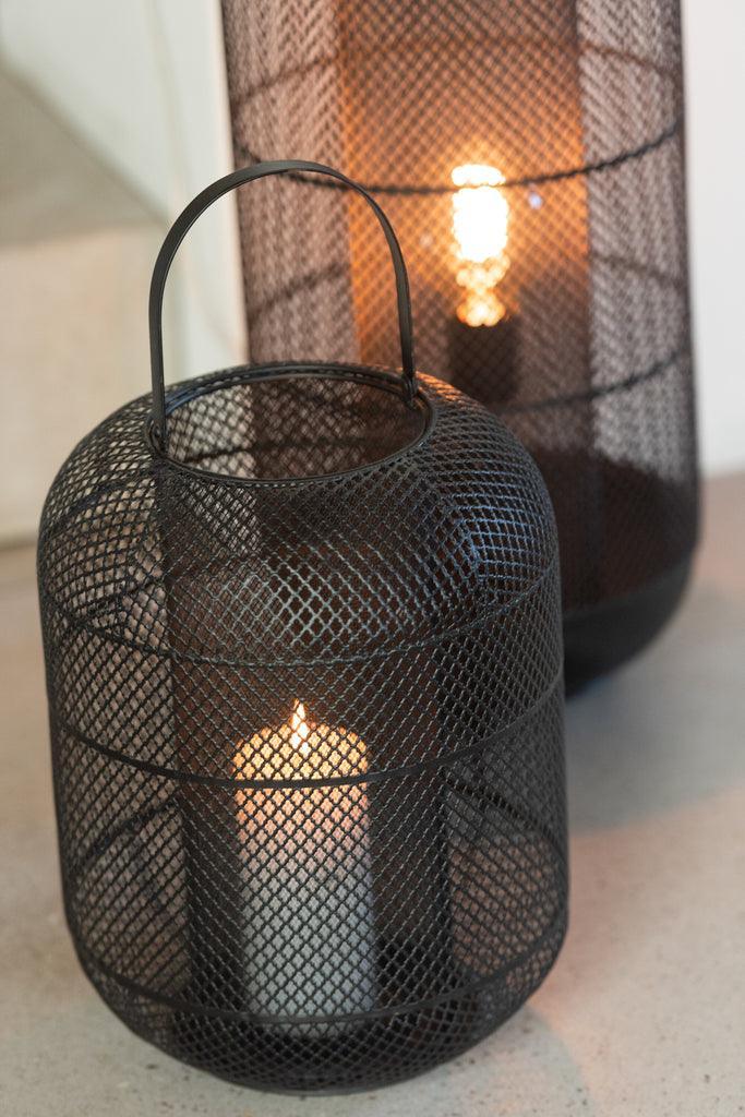 Lantaarn Donny Ijzer Zwart - Lantaarn - J-Line - livinglovely.nl