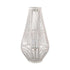 Lantaarn Lysia - 35x35x68 cm - Glas - Wit PTMD - Lantaarn - PTMD - livinglovely.nl