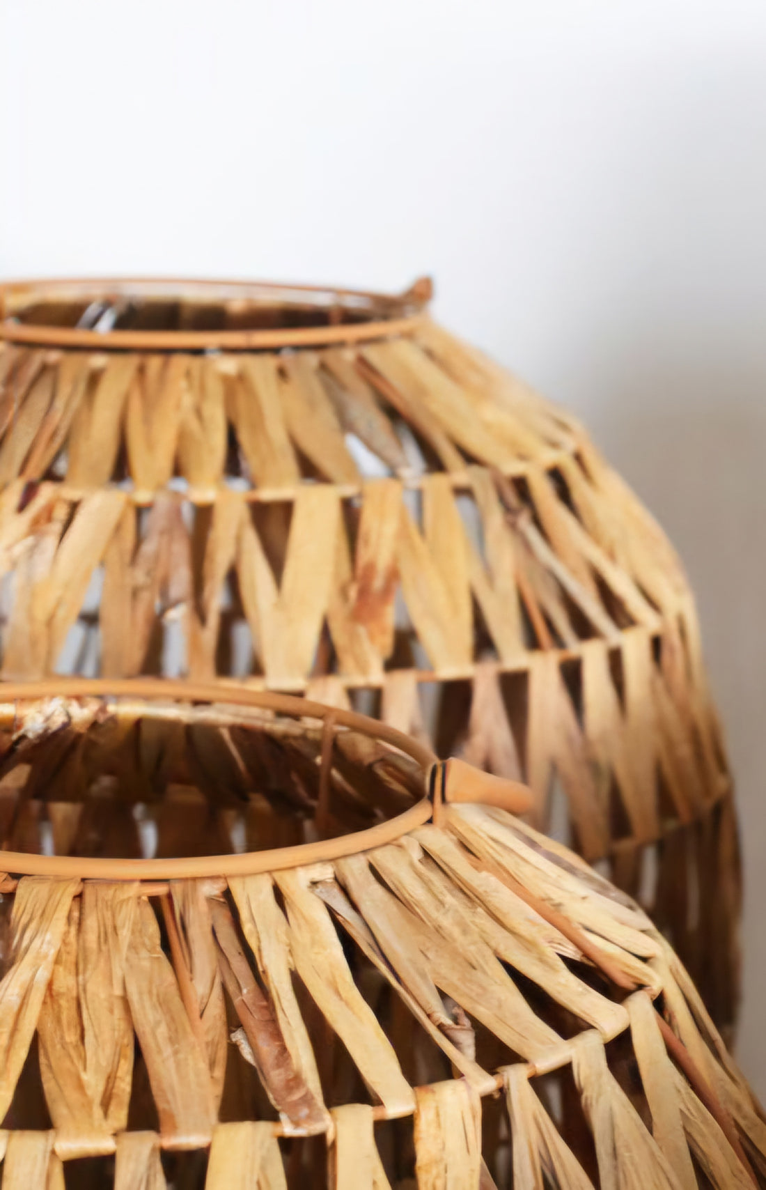 Lantaarn NORDBY - Set van 3 lantaarns - Naturel Pomax - Lantaarn - Pomax - livinglovely.nl