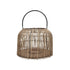 Lantaarn ODIN - Rotan / Glas - DIA 39 x H 29 cm - Naturel Pomax - Lantaarn - Pomax - livinglovely.nl