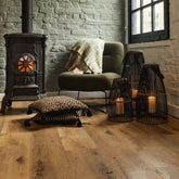 Lantaarn Skagen - Bamboe / Glas - Zwart Set van 3 Pomax - Lantaarn - Pomax - livinglovely.nl