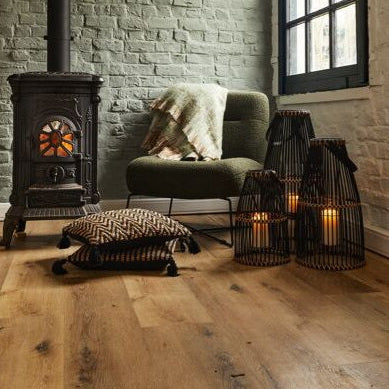 Lantaarn Skagen - Bamboe / Glas - Zwart Set van 3 Pomax - Lantaarn - Pomax - livinglovely.nl