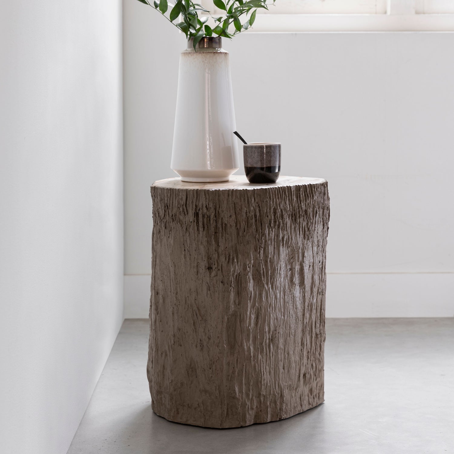 Bijzettafel Rocca Versteend Hout MUST Living