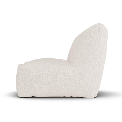Laui Lounge™ SeatXL + Pouf - Beige - Outdoor loungestoel - Laui Lounge - livinglovely.nl