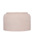 Lavada pot large van PTMD, brede lage beige plantenpot van plaatijzer
