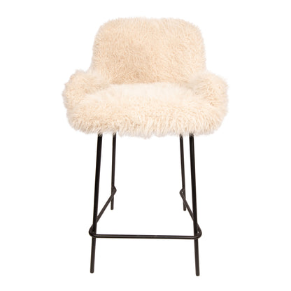 PTMD Leander Bar Chair Hair Beige