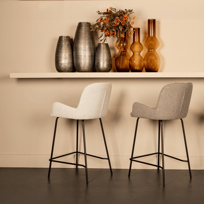 Leander Beige Barkruk PTMD - Barkruk - PTMD - livinglovely.nl