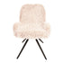 Leander Dining Chair Hair Beige PTMD - Eetkamerstoel - PTMD - livinglovely.nl