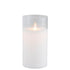 Ledlamp Shining Glass Transparent Medium - LED Kaars - J-Line - livinglovely.nl