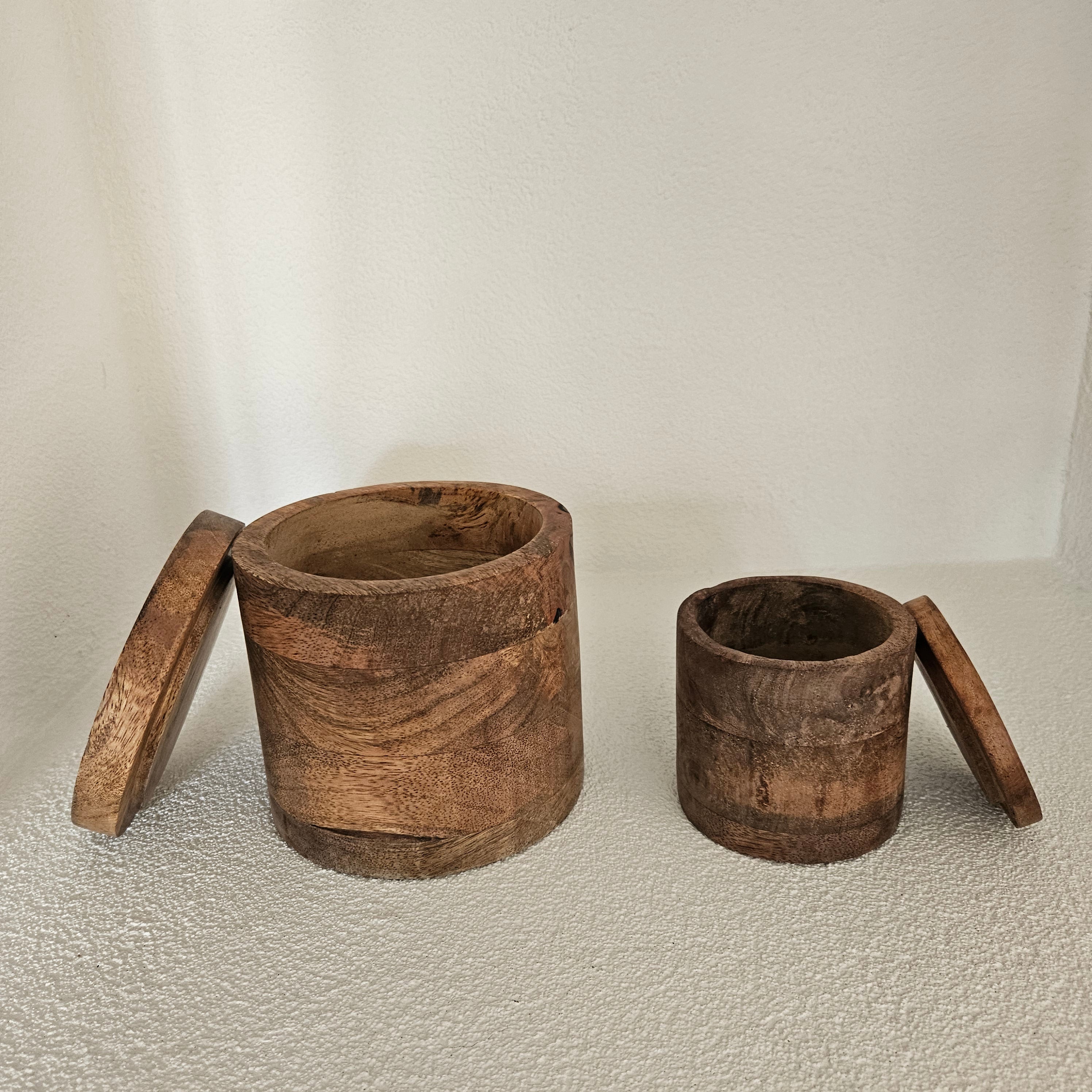 Leeff Stan storage jar set van 2 - Voorraadpot - LEEFF - livinglovely.nl