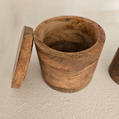 Leeff Stan storage jar set van 2 - Voorraadpot - LEEFF - livinglovely.nl