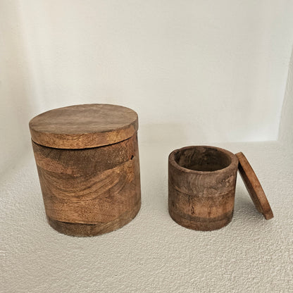Leeff Stan storage jar set van 2 - Voorraadpot - LEEFF - livinglovely.nl