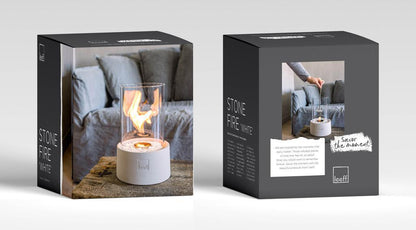 Leeff Stonefire Wit - Buitenhaard - LEEFF - livinglovely.nl