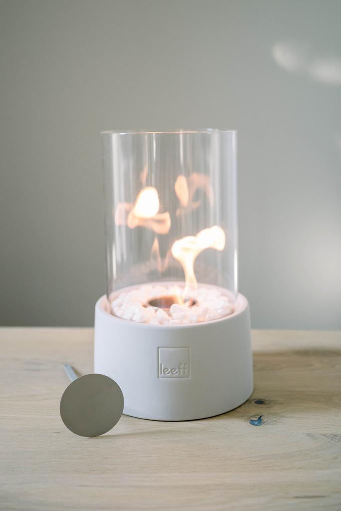 Leeff Stonefire Wit - Buitenhaard - LEEFF - livinglovely.nl