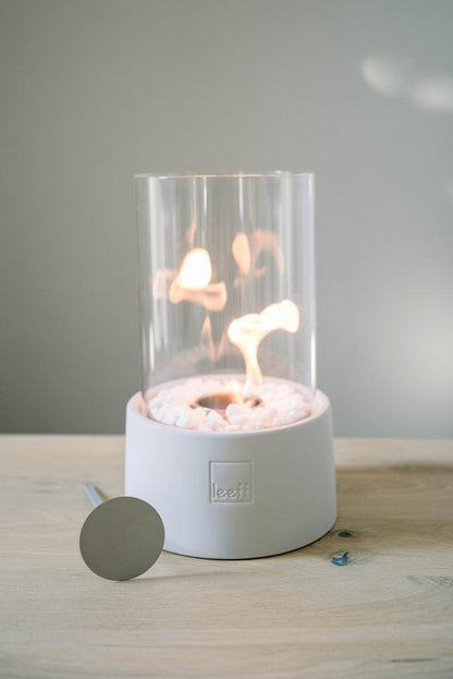 Leeff Stonefire Wit - Buitenhaard - LEEFF - livinglovely.nl