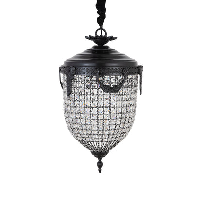 Lidde Crystal Oval Chandelier Lamp Classic S 37x37x70cm PTMD - Hanglamp - PTMD - livinglovely.nl