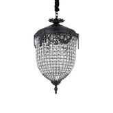 Lidde Crystal Oval Chandelier Lamp Classic S 37x37x70cm PTMD - Hanglamp - PTMD - livinglovely.nl