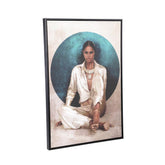 Lilyann Naturel Polyester Painting Woman Small PTMD - Schilderij - PTMD - livinglovely.nl