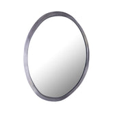 Limera Nickel Alu Round Mirror Irregular Border S 75x2x75 cm PTMD - Spiegel - PTMD - livinglovely.nl