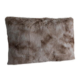 Linde Beige faux fur cushion rectangle PTMD - Kussen - PTMD - livinglovely.nl