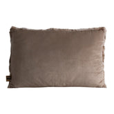 Linde Beige faux fur cushion rectangle PTMD - Kussen - PTMD - livinglovely.nl