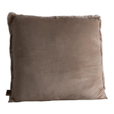 Linde Beige faux fur cushion square L PTMD - Kussen - PTMD - livinglovely.nl