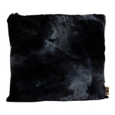 Linde Black faux fur cushion square S PTMD - Kussen - PTMD - livinglovely.nl