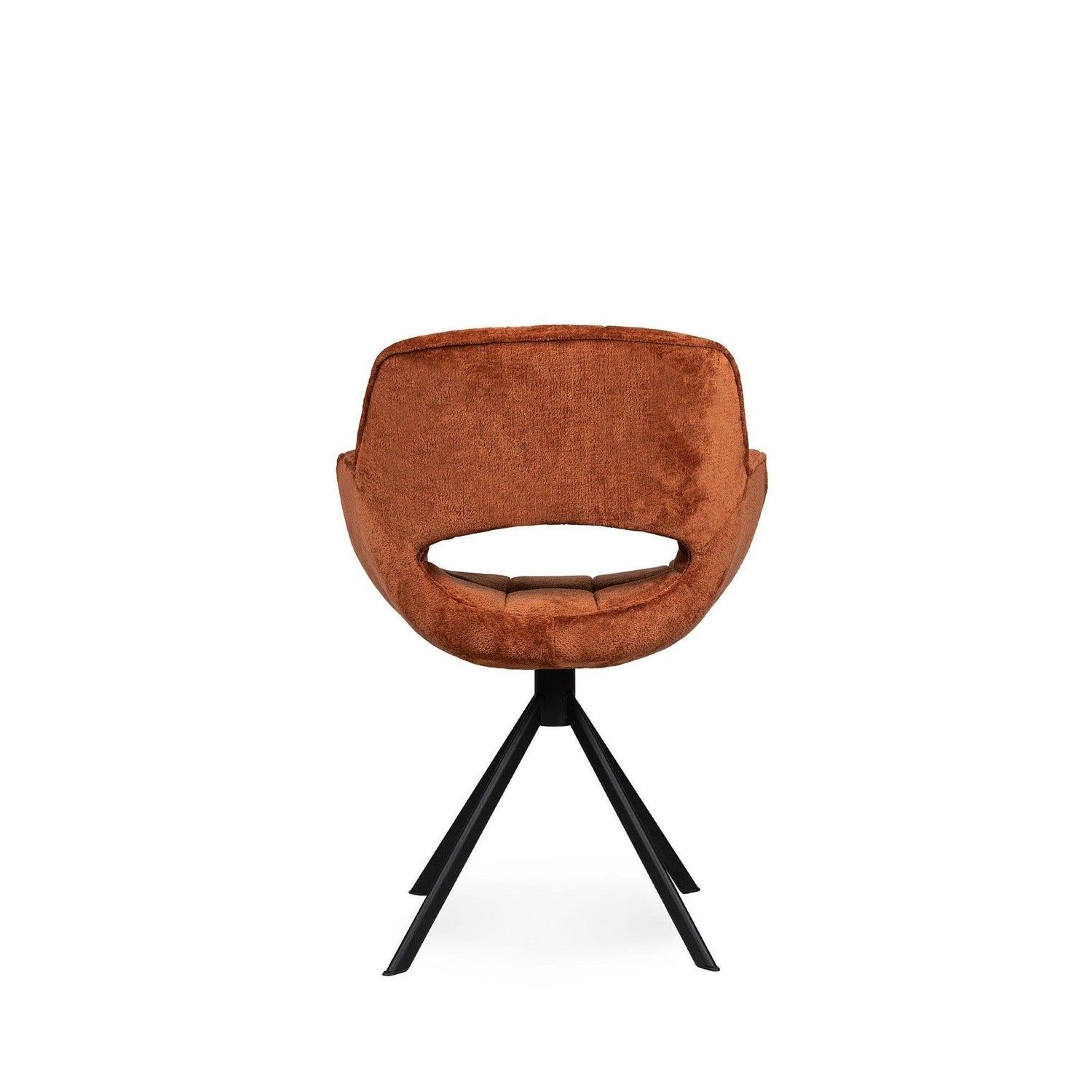 Link Dining Chair Berge 3032 Rust Fabric With Meta PTMD , Eetkamerstoel , PTMD , livinglovely.nl