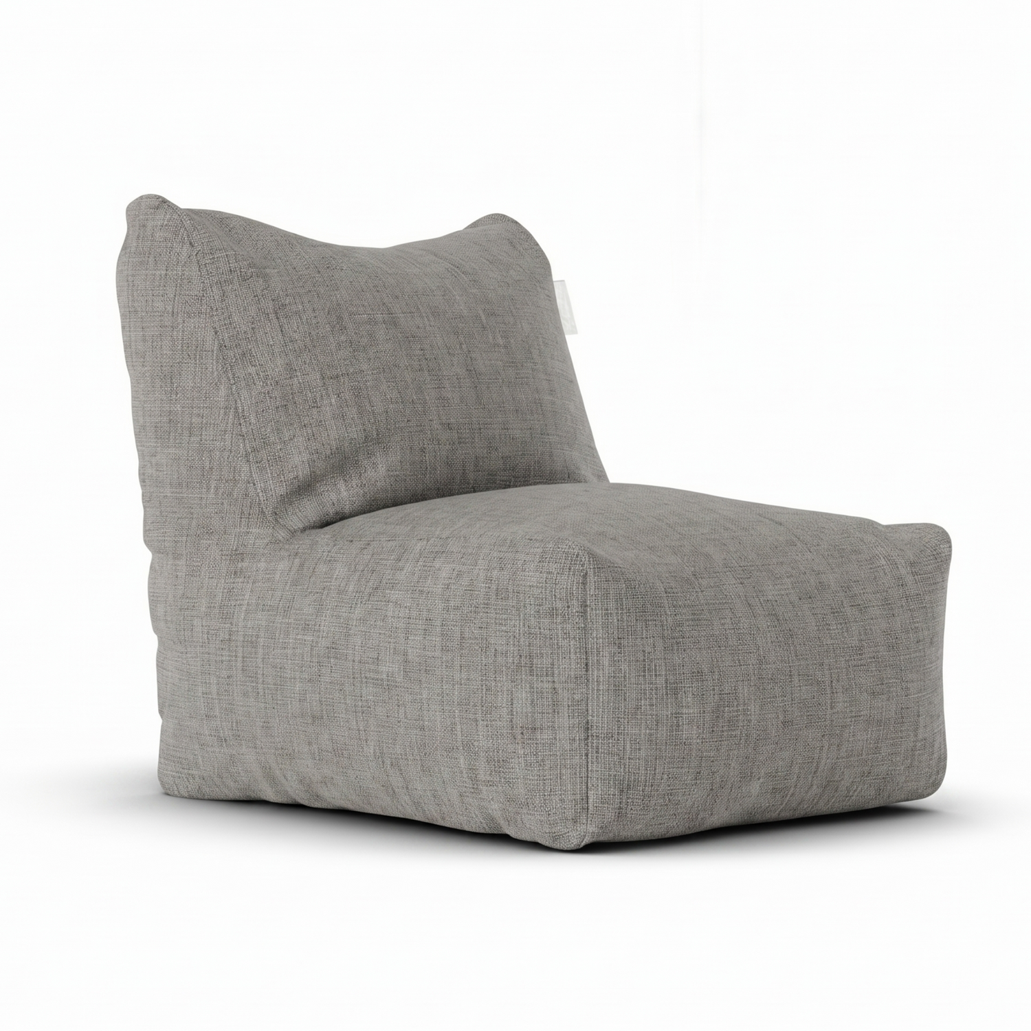 Linnen Lounge SeatXL Liver van Laui Lounge, roodbruine loungestoel met linnen uitstraling voor binnen