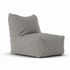 Linnen Lounge SeatXL Liver van Laui Lounge, roodbruine loungestoel met linnen uitstraling voor binnen