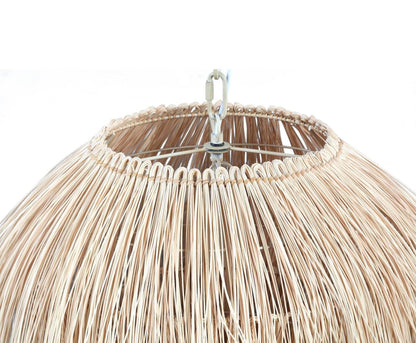 livinglovely.nl - Aisling Pink Rattan hanging Lamp Drop Shape PTMD - Hanglamp - PTMD - livinglovely.nl