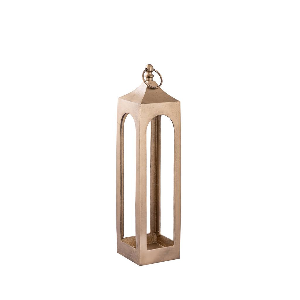 livinglovely.nl - Alden Brass alu lantaarns open set van 3 PTMD - Lantaarn - PTMD - livinglovely.nl