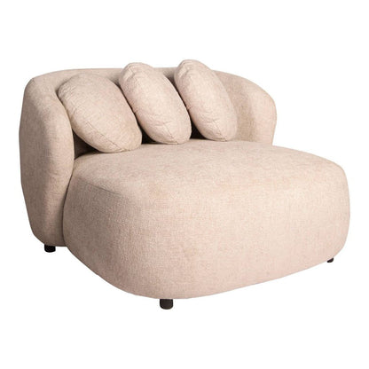 livinglovely.nl - Aphrodite Cream loveseat legacy 15 dove fabric PTMD - Fauteuil - PTMD - livinglovely.nl