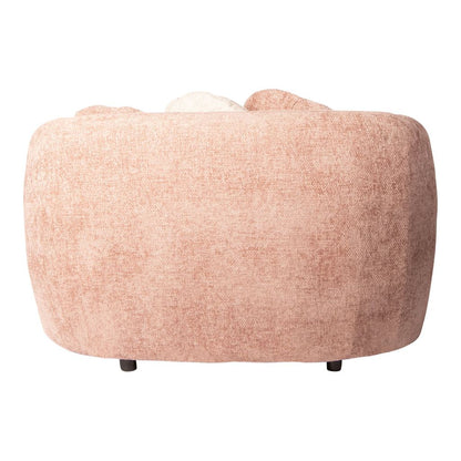 livinglovely.nl - Aphrodite Pink loveseat legacy 14 flamingo fabric PTMD - Fauteuil - PTMD - livinglovely.nl